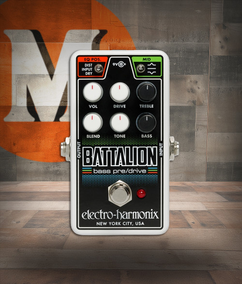 Electro-Harmonix Nano Battalion Bass Preamp & Overdrive (NANOBATT) | Musician Madness