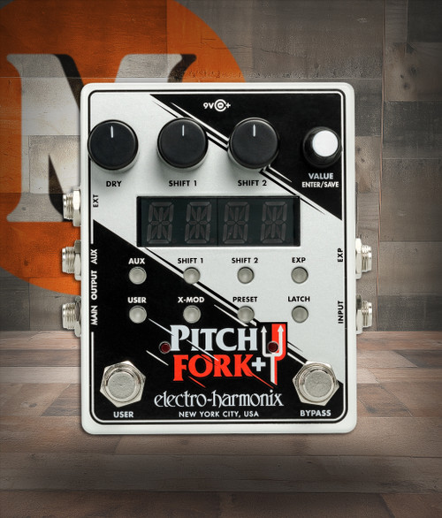 Electro-Harmonix Pitch Fork+ Polyphonic Pitch Shifter (FORK+)