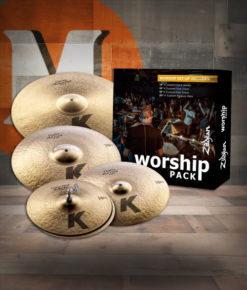Zildjian K Custom Worship Cymbal Pack (KC0801W)