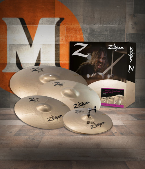 Zildjian Z Custom Standard Cymbal Pack (ZCSTD)|Musician Madness