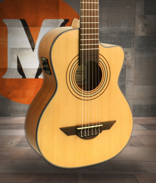H. Jimenez Nylon String Guitar Electric Cutaway w/ Gig Bag (LG3CE)|Musician Madness