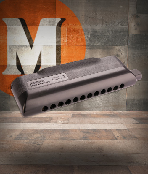 Hohner CX-12 Black - Key Of B (7545-B)|Musician Madness