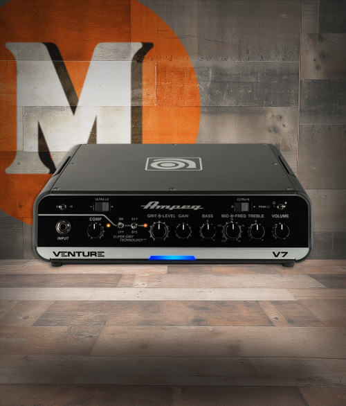 Ampeg VENTURE-V7 Venture Bass 700 Watt Bass Amplifier Head (VENTURE-V7-U)