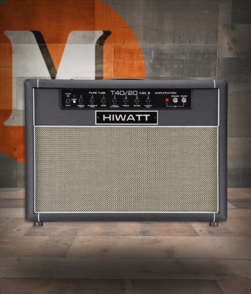 Hiwatt TB40/20 2x12 Combo - 40/20W 2-Channel Combo w/ Spring Reverb (TB4020-212C-U)