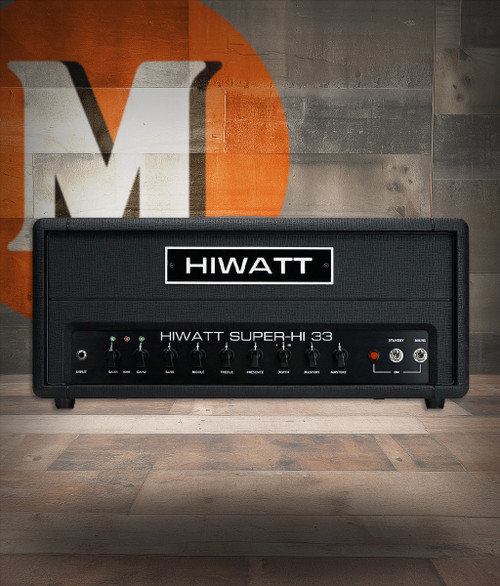 Hiwatt SUPER-HI 33 Head - 30W 2-Channel Amp w/ Extreme Gain (SUPERHI33H-U)