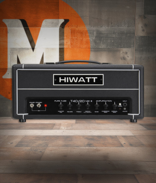 Hiwatt TB40/20 Head - 40/20W 2-Channel Amp w/ Spring Reverb (TB4020H-U) | Musician Madness