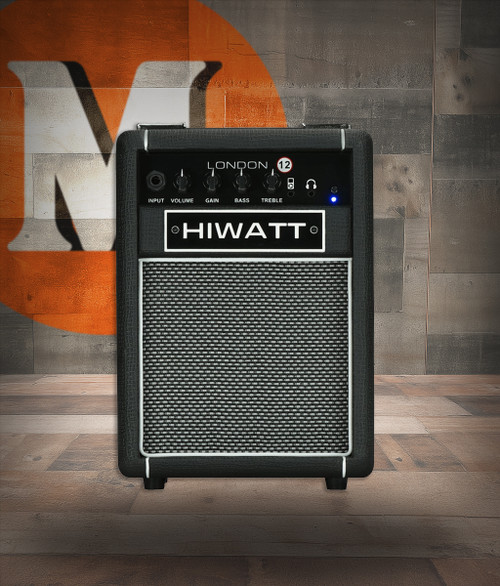 Hiwatt London 12 Combo - 12W Practice Combo w/ Bluetooth. Black (LNDNBTBKC-U) | Musician Madness
