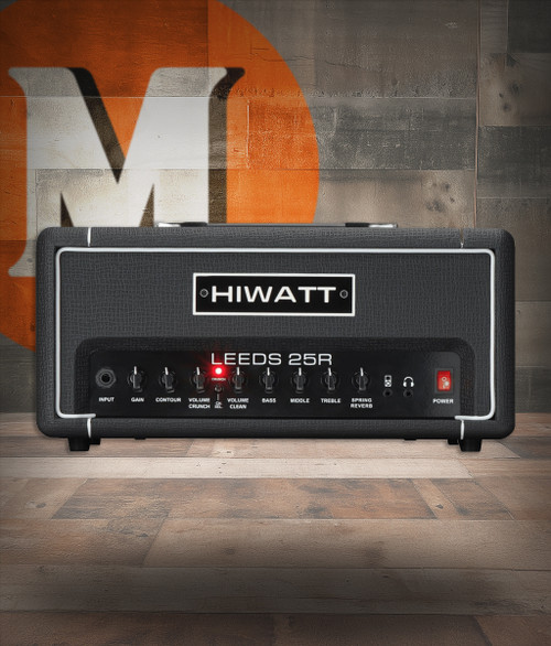 Hiwatt Leeds 25R Head - 25W Practice Head w/ Reverb (LEEDS25RH-U)|Musician Madness