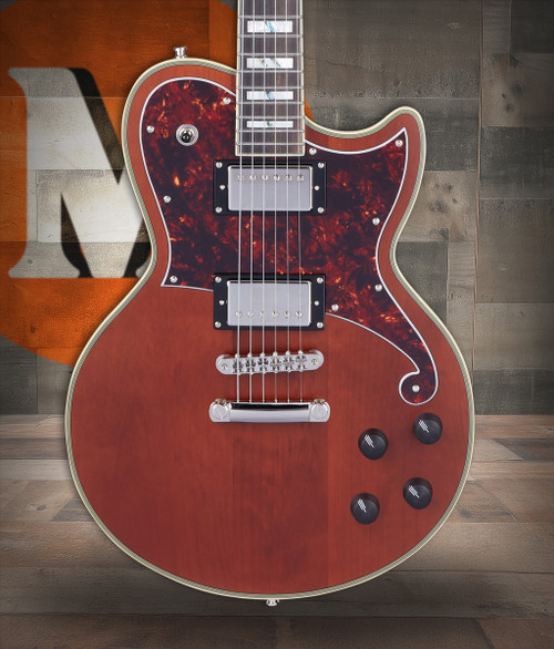 D'Angelico Deluxe Atlantic - Matte Walnut (DADATLMWLNS)|Musician Madness