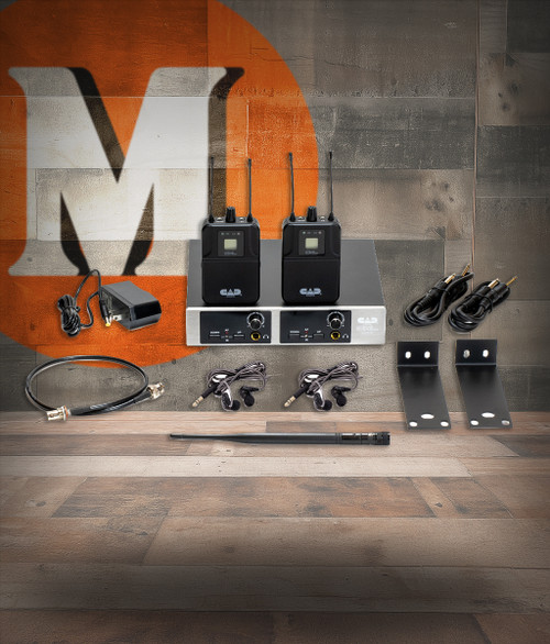 CAD Audio GXLIEM2 Dual Mix Wireless In Ear Monitor System (GXLIEM2-U)