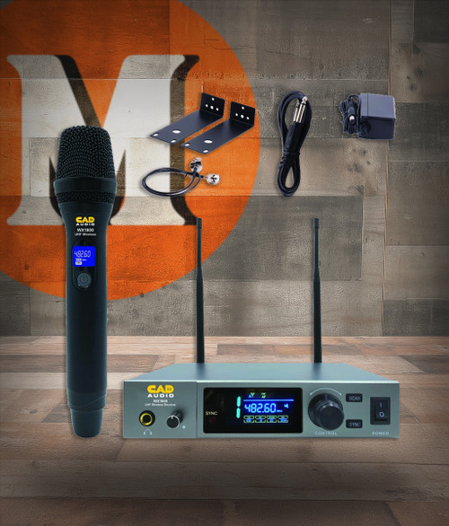 CAD WX1800HH True Diversity UHF Wireless Handheld Microphone System (WX1800HH-U) | Musician Madness
