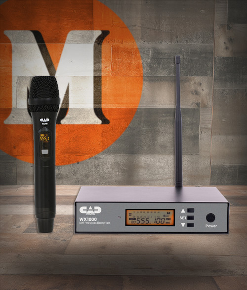 CAD WX100HH UHF Wireless Handheld Microphone System (WX1000HH-U) | Musician Madness