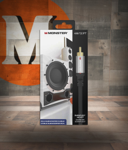 Monster VME30042 RCA Subwoofer Cable 13' (VME30042-U) | Musician Madness