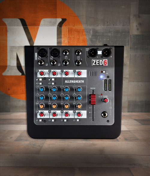 Allen & Heath ZED-6 Mixer (ZED6-U)|Musician Madness