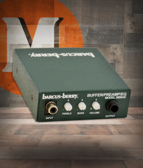 Barcus Berry 3000AE Piezo Buffer Preamp w/ EQ (3000AE-U)|Musician Madness