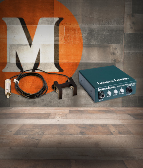 Barcus Berry B3150 Clamp-on Bass Bridge Piezo Transducer with Preamp (B3150-U) | Musician Madness