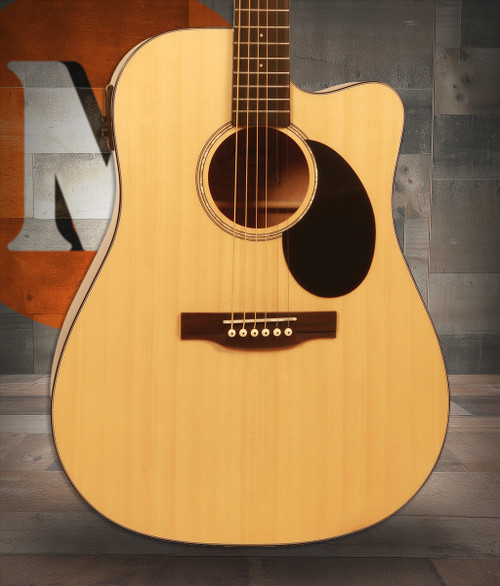 Jasmine JD39CE-NAT Dreadnought Acoustic Electric Guitar - Natural Finish (JD39CE-NAT-U)