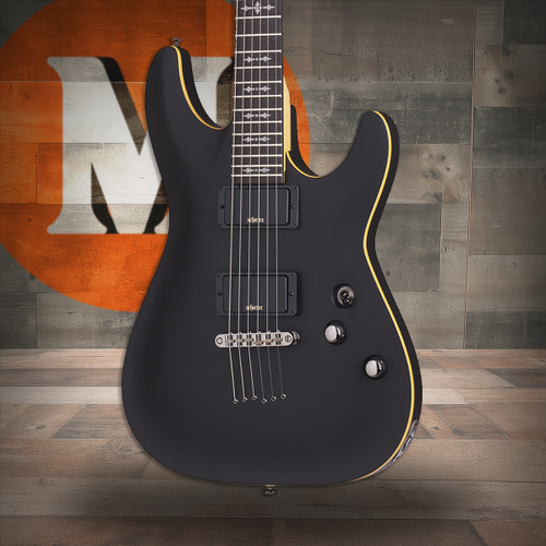 Schecter Demon-6 LH - Satin Black (3665) | Musician Madness