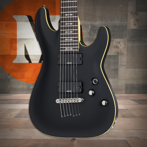 Schecter Demon-7 - Aged Black Satin (3662)