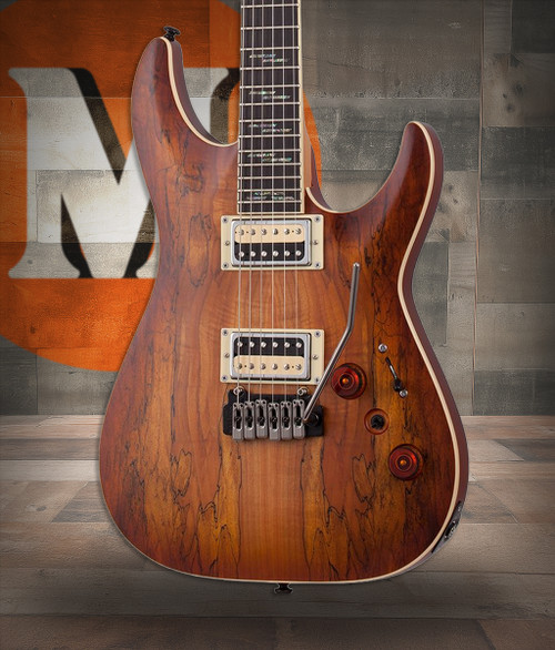 Schecter C-1 Exotic Electric Guitar - Spalted Maple B-Stock (3338