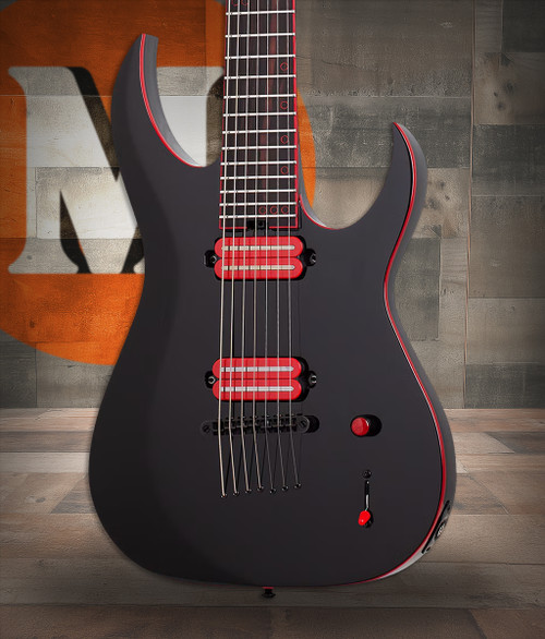 Schecter Sunset-7 Red Dawn - Gloss Black (3891)