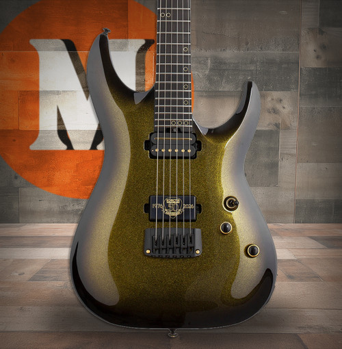 Schecter C-1 50th Anniversary Electric Guitar - 50th Gold Burst (4135) | Musician Madness