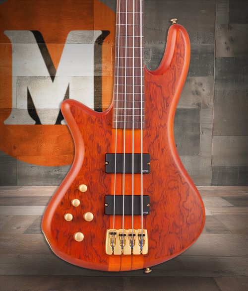 Schecter Stiletto Studio-4 FL LH - Honey Satin (2765)