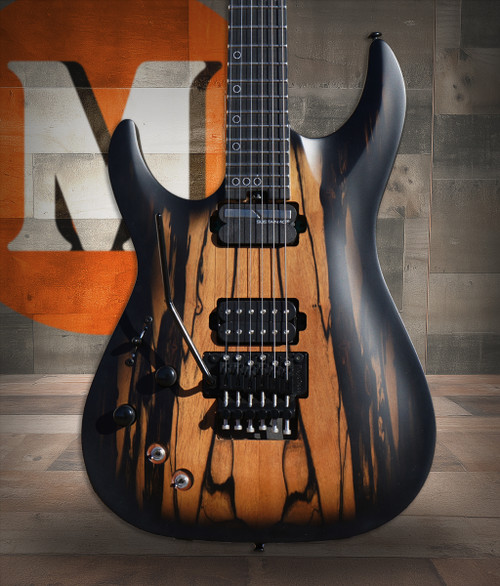 Schecter C-1 FR-S Pale Moon LH - Natural Satin with Black Burst (695)