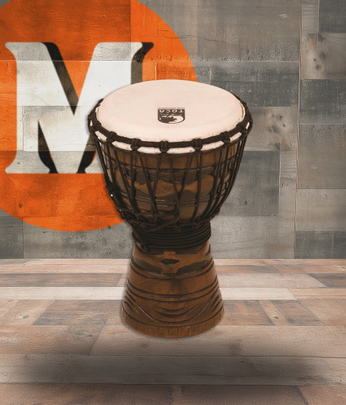 Toca Origins Wood Djembe 7" African Mask (TODJ-7AM) | Musician Madness