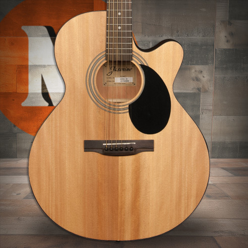 Jasmine S34C Orchestra Style Acoustic Guitar - Natural Finish (S34C-U) | Musician Madness