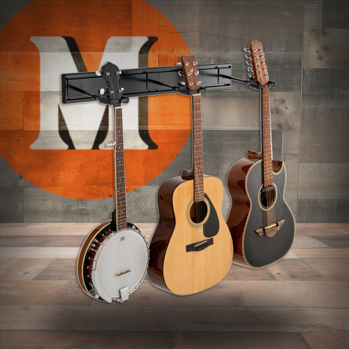 Hercules 3-Guitar Wall Rack (GSP403SB)