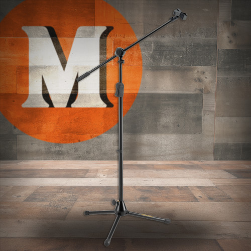 Hercules EZ Clutch Microphone Stand With Tripod And 2-in-1 Boom (MS532B)