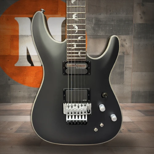 Schecter Damien Platinum-6 FR S Electric Guitar B-Stock - Satin Black (1189)