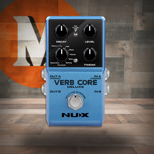 NUX Verb Core Deluxe Reverb Guitar Pedal (NUX Verb Core DLX)