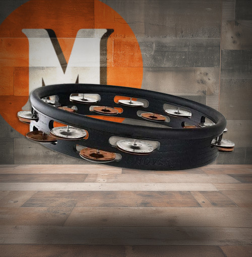 Grover Pro T2/GSPH-H Studio Pro 10" Double-Row Tambourine (w/ Silver/Bronze Combo Jingles) - Headless