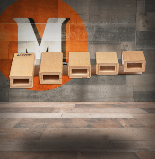 Grover Pro TPB-X Temple Block 5-Piece Set (w/ Mounting Clamp) (TPB-X)