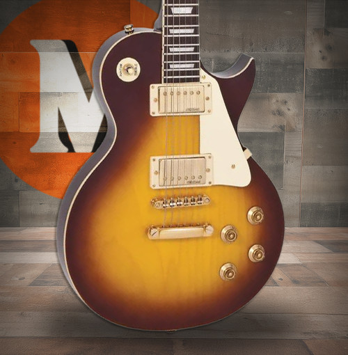 Vintage V100 ReIssued Electric Guitar - Tobacco Sunburst (V100TSB)|Musician Madness