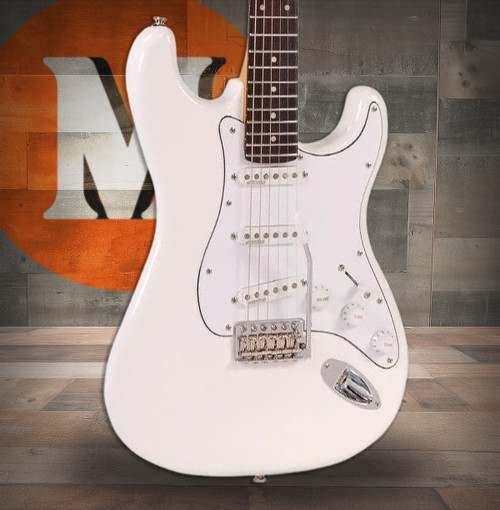 Vintage V6JMH ReIssued Electric Guitar - Olympia White 'Fillmore' (V6JMH)