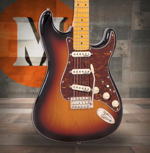 Vintage V6M ReIssued Electric Guitar - Sunburst (V6MSSB)|Musician Madness