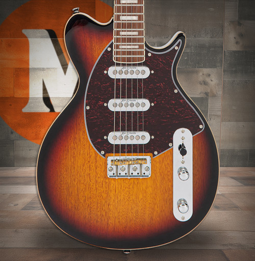 Vintage REVO Series 'Vision' Electric Guitar - Two Tone Sunburst (VRV800SB)|Musician Madness