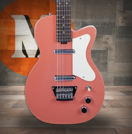 Silvertone New Lipstick Pickups / 1 Vol 1 Tone - Key West Coral (1303CRL)|Musician Madness