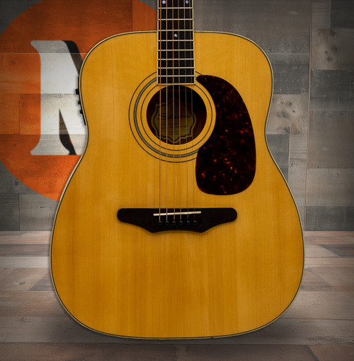 Silvertone Jumbo Acoustic Electric w/Fishman Clearwave 60 - Gloss Natural (633EN)