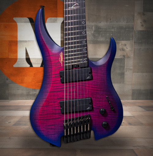 Legator Ghost G8FSS Eight String Electric Guitar - Hyper Nova Blue (G8FSS-HB)|Musician Madness