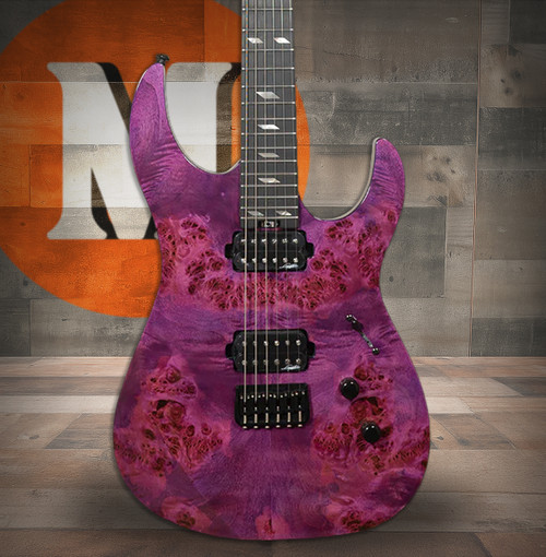 Legator Ninja N6SS Electric Guitar - Magenta Burl (N6SS-MAG)