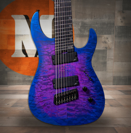 Legator Ninja N8FSS Eight String Electric Guitar - Hyper Nova Blue (N8FSS-HB)|Musician Madness