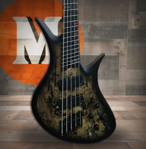 Legator HB5F Bass Guitar -Jupiter Burst Buckeye Burl (HB5F-JB)|Musician Madness