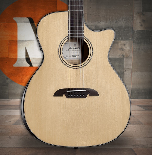 Alvarez Artist Elite Grand Auditorium Guitar Acoustic Electric Armrest with Cutaway (AEG80CE_Armrest)|Musician Madness
