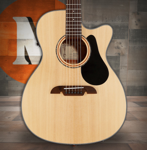 Alvarez Artist Series OM/Folk Electric w/Cutaway EQ& Tuner (AF30CE) | Musician Madness
