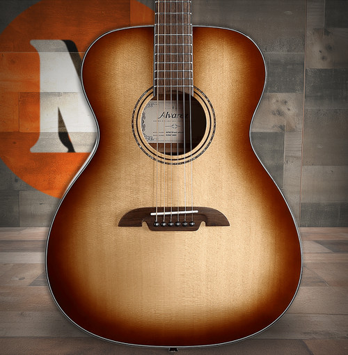Alvarez Artist Folk/OM Acoustic Guitar Shadowburst (AF60_Shadowburst)