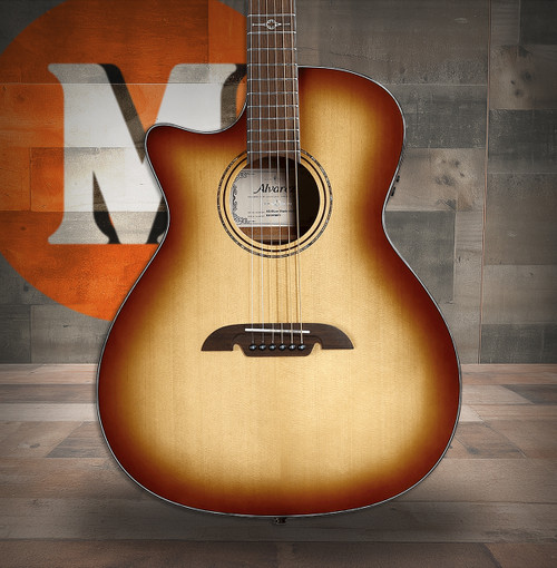 Alvarez Artist Grand Auditorium Guitar Acoustic Electric Left Handed Shadowburst with Cutaway (AG60LCE_Shadowburst) | Musician Madness